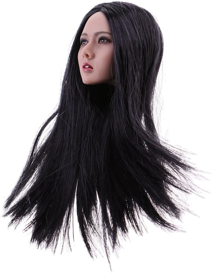 1/6 Ratio Female Head Shape for Wheat Skin Color, Suitable for HT, VERYCOOL, TTL, Hottoy, Play, PHICEN