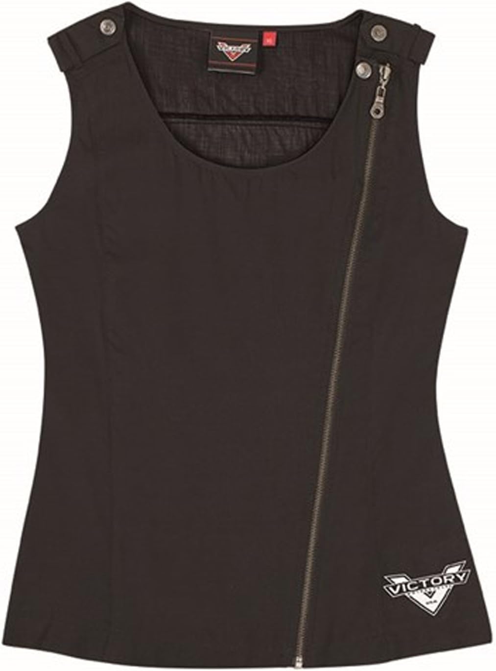 Victory Motorcycle New OEM Women's Black Asymetric Top Shirt, XS, 286799501