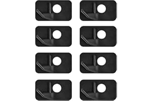 KURUGEILI 8pcs Plastic Archery Arrow Rest with Adhesive Back for Recurve Bow Traditional Bow for Right/Left Hand Shooting Targeting Accessory