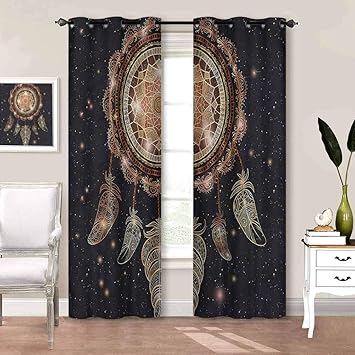 Painting-home Cortina de atrapasueños bohemia opaca con aislamiento