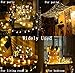 Star String Lights, Battery Operated LED Twinkle Lights 50pcs LED Indoor Fairy Lights Warm White for Patio Wedding Bedroom Princess Castle Garden Birthday Party Indoor Outdoor Decoration
