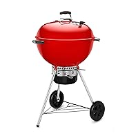  Kugelgrill Weber Master-Touch GBS 57 Limited Edition XXL rot Kettle Grill Balkon Camping Garten ✔ Rollen ✔ Deckel ✔ rund ✔ rollbar ✔ stehend grillen ✔ Grillen mit Holzkohle ✔ mit Rädern 