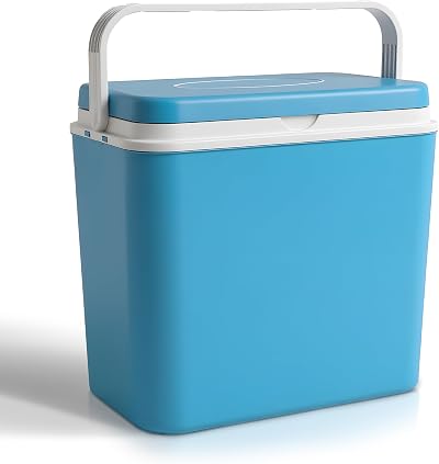 TANNESS 24L Cool Box Insulated Portable Ice Cooler for Outdoor Use