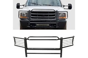 HECASA Brush Guard Compatible with 1999-2007 Ford F250 F350 F450 F550 Super Duty 2000-2006 Ford Excursion Bull Bar Front Bump