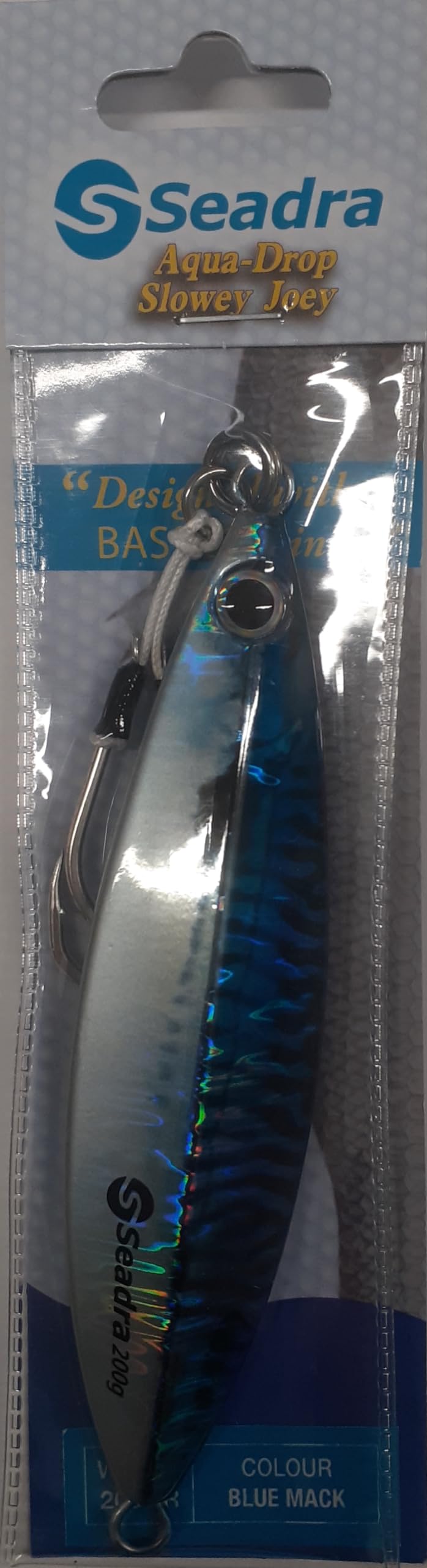 Seadra Aqua-Drop Slowey Joey Jig (Blue Mack, 200gm)