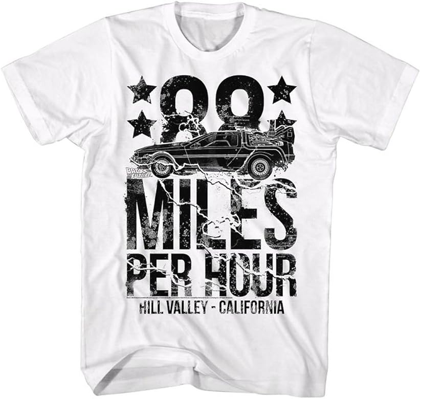 Amazon Co Jp Back To The Future 35th Anniversary Nyooom T Shirt Men S Official Official Whites Clothing Accessories