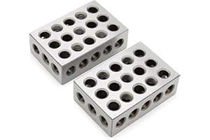 Aspaton 123 Blocks 23 Holes 1 2 3 Block Within .0002" Tolerances 3-2-1 Blocks Set Used for Calibrating Equipment