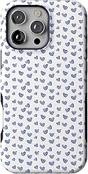 Casely iPhone 16 Pro Max Case Blue Hearts