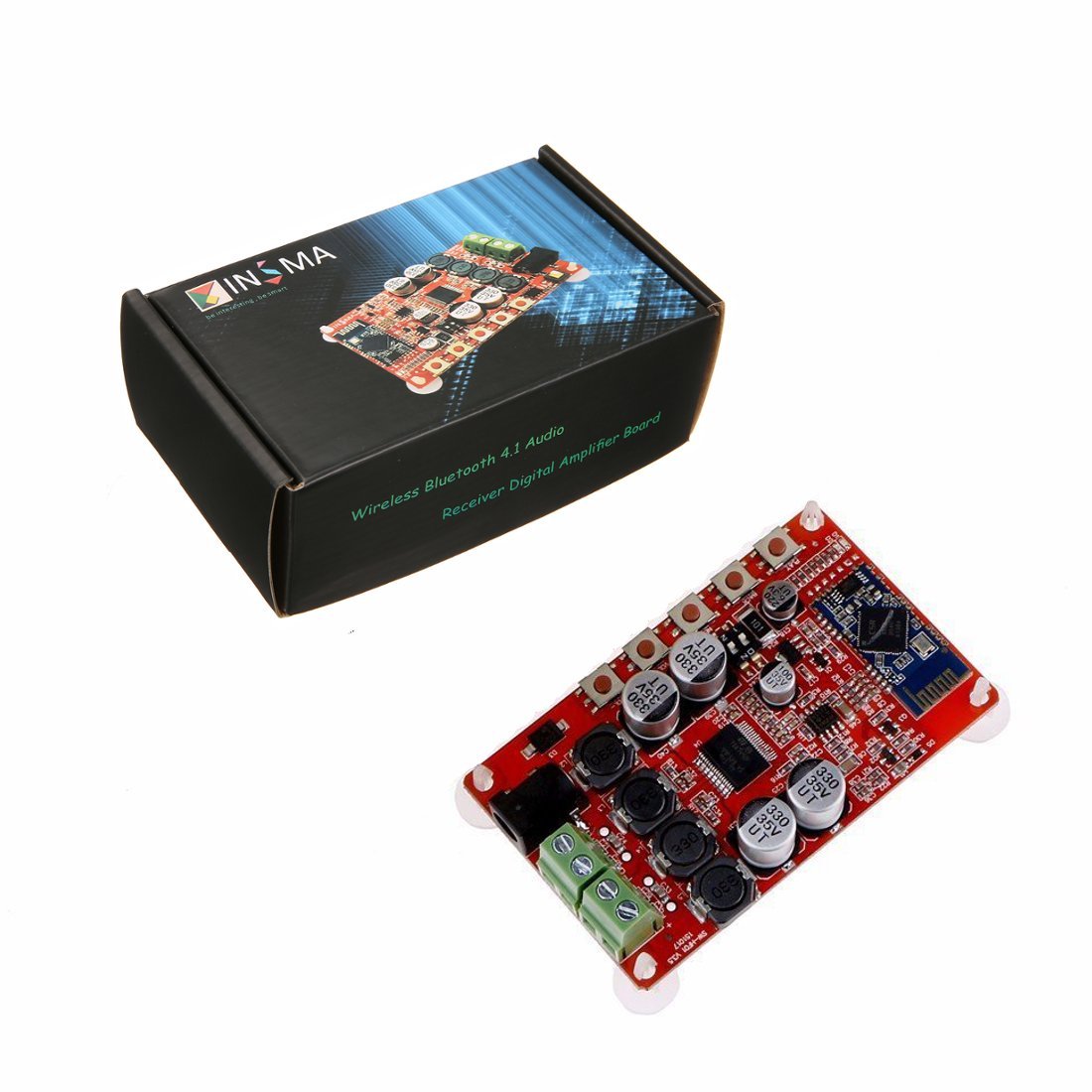 INSMA Amplifier Board TDA7492P Audio Receiver Amplifiers DIY Module 25W