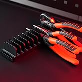 DEHOYI 24 pcs Magnetic Plier Organizer Set for Toolbox &amp; drawer Storage|Modular Plier holders for Mechanics, Technicians, Space-Saving &amp; Quick-Access,Gift for father and boyfriend(Black)