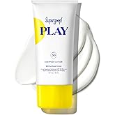 Supergoop! PLAY Everyday Lotion SPF 50 - Broad Spectrum Body & Face Sunscreen for Sensitive Skin - Great for Active Days - Fast Absorbing, Water & Sweat Resistant - 5.5 fl oz