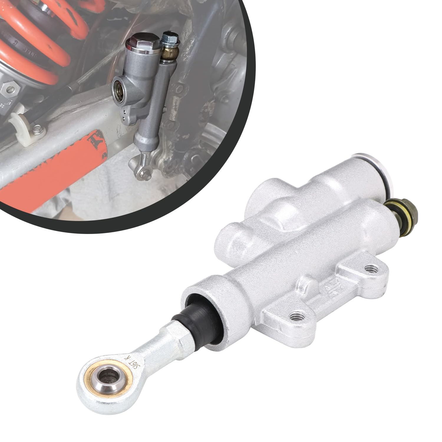 JFG RACING Motorcycle Rear Brake Master Cylinder Pump for 125-530 SX SXF SMR EXC SXS EXCG XC XCF XCW Six Day 125-510 CR SM Te TC FC FE FX FS