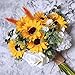 Supla 30 Pcs Fake Sunflower Artificial Small Sunflower Heads in Yellow - 3.5