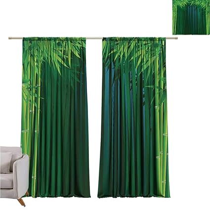 Amazon Com Alisoso Exotic Soundproof Curtain Stems With Leaves