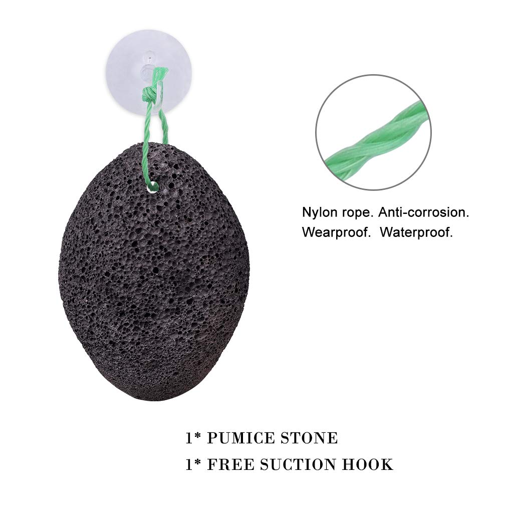 KuuCare Pumice Stone for Feet, Natural Earth Lava Pumice Stone - Foot File Callus Remover for Feet Heels, Pedicure Exfoliator for Dead Skin, Hard Skin and Foot Scrubber: Beauty