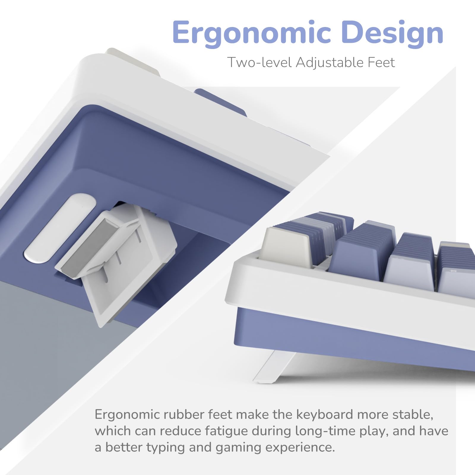 RK ROYAL KLUDGE M75 Mechanical Keyboard with OLED Smart Display and Volume Knob, 2.4G/USB-C/BT Gasket Mounted 75% Layout Wireless Gaming Keyboard with 81 Keys, RGB Backlit Hot-Swappable Red Switch