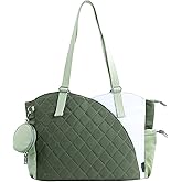 ArtiSoul Tote Bag for Women, Puffer Work Bags with Zipper for Daily Travel College,