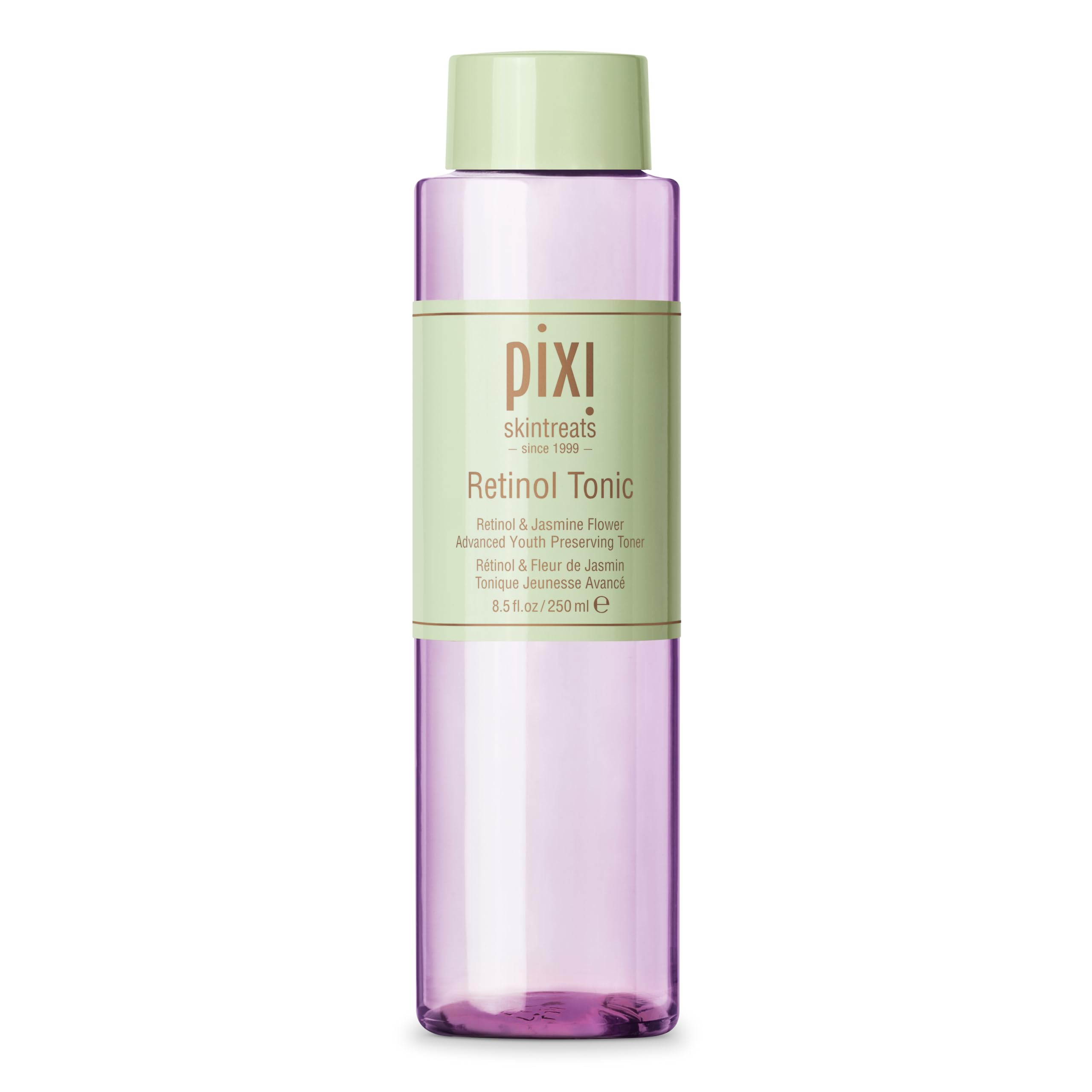 Pixi Retinol Tonic, Smoothing & Firming Facial Toner, Enhanced with Peptides to Boost Collagen Production, Alcohol-Free Daily Rejuvenating Toner, 250 Ml 8.5 Fl Oz