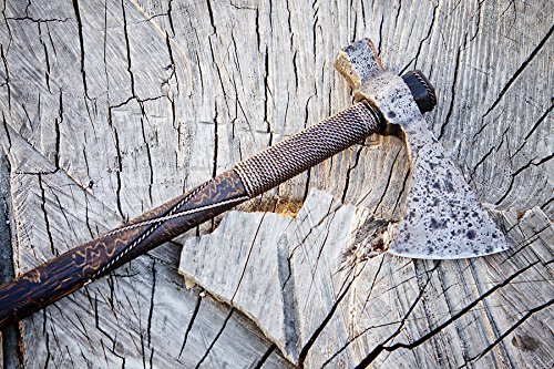 16-17th C. Middle Eastern original hatchet, Viking battle axe, Collectible ancient Cossacks axe, Ancient weapon, Rare authentic battle axe - Thumbnail 4