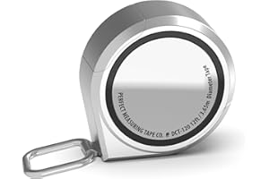 PERFECT MEASURING TAPE Perfect Pi Diameter Circumference Tape Measure - Imperial and Metric Tape Measure 1/2-inch by 12ft / 3.5m Use for Measuring Cylindrical Objects (Pipe Tape, Tree Tape) Model DCT120