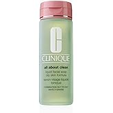 Clinique 3-Step All About Clean Liquid Facial Cleanser Soap For Oily Skin | Types 3 + 4