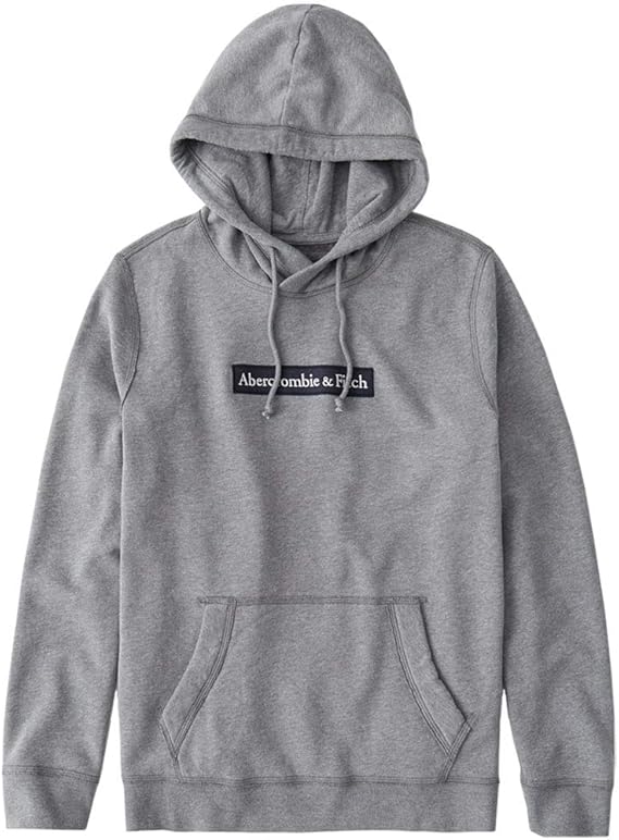 Amazon アバクロンビー フィッチ Abercrombie Fitch パーカー ロゴフーディー Logo Hoodie グレー Heather Grey M 並行輸入品 トレーナー パーカー 通販