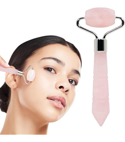 Amazon.com: Plum Beauty Mini Rose Quartz Roller, Face Roller, Gua
