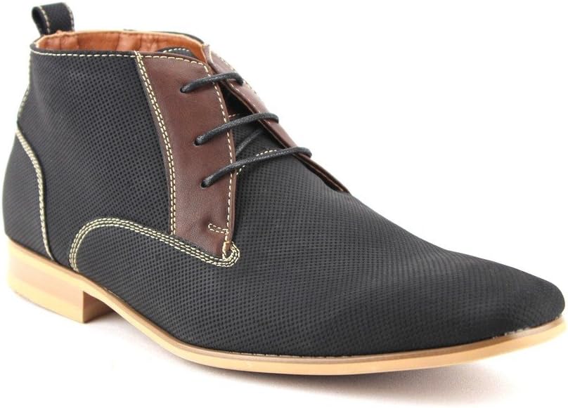 Mark MFA806022 Mens Multi-Texture Stylish Fashion Chukka Boots