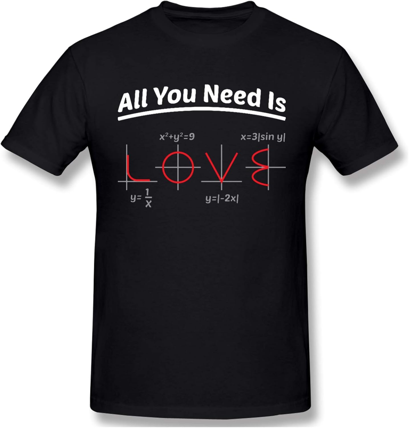 All You Need is Love Shirt Men's Short Sleeve Neck TShirt