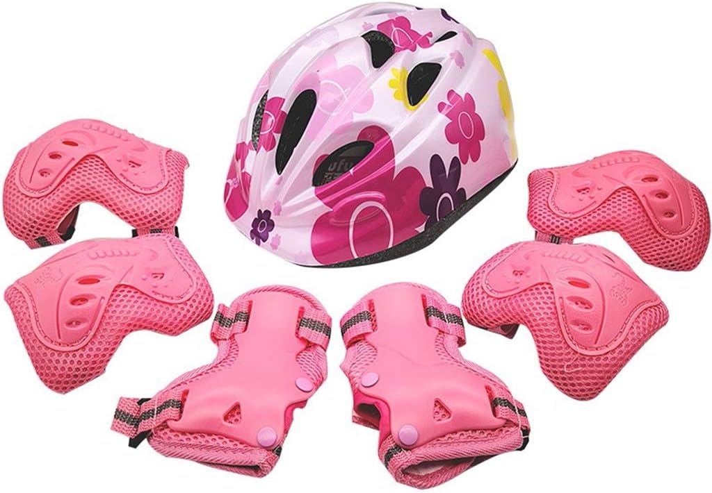 YUEMS Roller Skating Protective Gear Set Skates Skateboard Children Balance Car Helmet Full Set