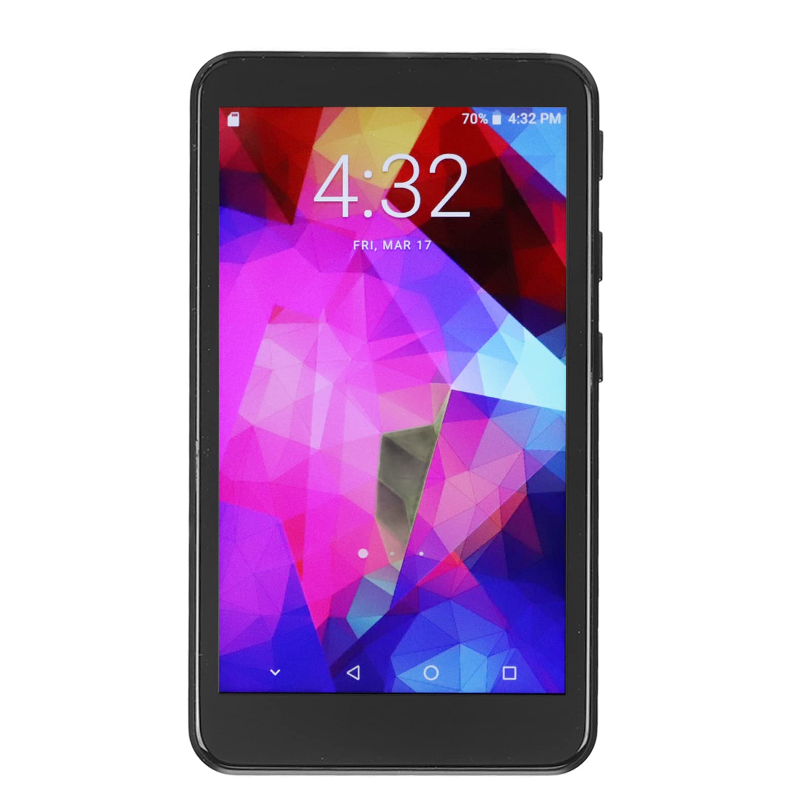 MP4 Player, BT WiFi HD Touch Screen Noise Reduction Voice Activated Music Recorder, with Earphone Memory Card Charging Cable, for Android (M26B (Quad Core) 16GB)