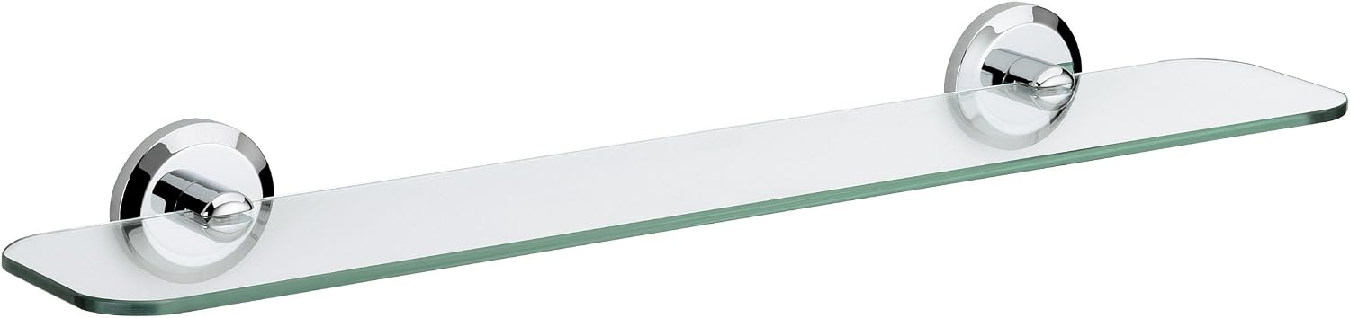Bristan SO SHELF C Solo Glass Shelf - Chrome Plated