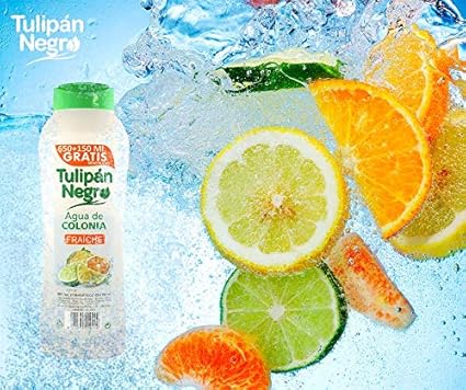 Tulipán Negro Agua De Colonia Fraîche 800 Ml, Multicolor, Cítrica