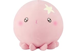 GAGAKU 14 inch Cute Octopus Plush Stuffed Animal Body Pillow Fat Cartoon Cylindrical Children's Body Pillow, Super Soft Cuddle Toy Gift Bedding, Children's Sleep Napping Kawaii Pillow