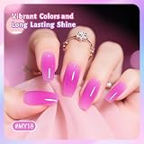 JODSONE Jelly Nail Polish Set 10 Colors Quick Dry Long Lasting 5ML view 4