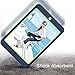 Hocase iPad Mini 2/3 Case, Heavy Duty Shockproof Protection Hard Plastic+Silicone Rubber Bumper Hybrid Dual Layer Protective Case for iPad mini 1/2/3 (7.9-inch Display) - Navy Blue/Lime Green
