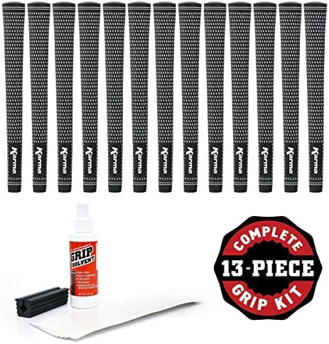 Karma Velour Golf Grip Kit (with Tape, Solvent, Vise clamp)