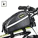 Bike Frame Bag, Top Tube Bike Bag Pouch Waterproof and Stable Bicycle Handlebar Bag Professional Cycling Accessories