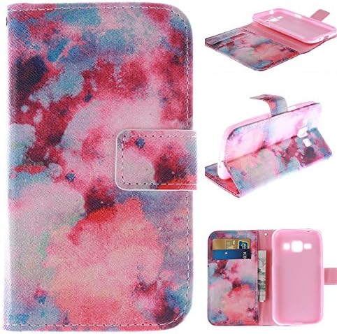 Galaxy E7 Case Samsung Galaxy E7 Kickstand Case,Bat King Beautiful Evening Glow Pattern Premium Leather Wallet Flip Kicstand Case Cover With Magnetic Closure For Samsung Galaxy E7