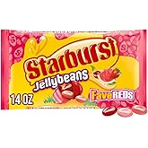 STARBURST Red Fruit-Flavored Jelly Beans Easter Candy, Jellybeans for Easter Basket Stuffers, Eggs, 14oz, 12/CS