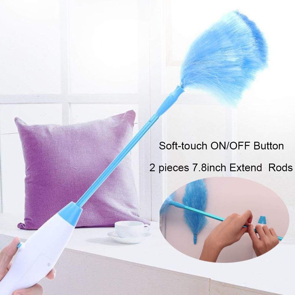 Alliebe Spin Duster Motorized Dust Wand Battery Operated Duster