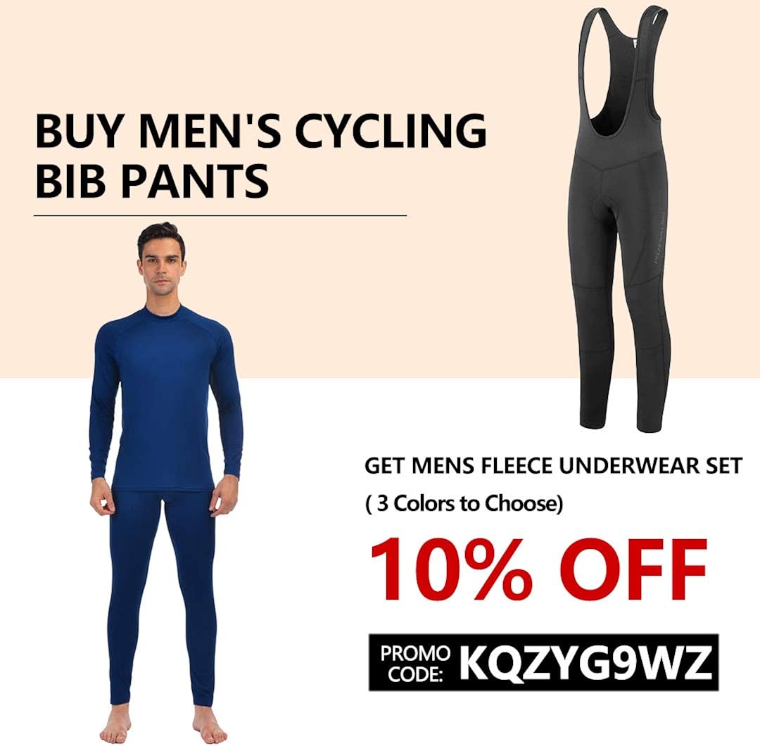 Przewalski Men's Cycling Bib Pants 4D Padded Cycling Bike Tights Compression Bicycle Leggings, Classic Series: Clothing