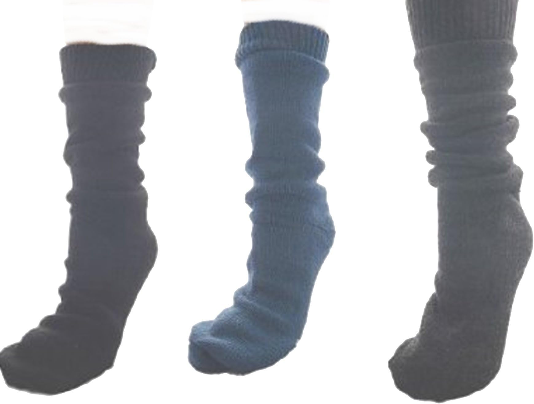 3 Pairs Men's Plain Feet Heater Thermal Socks Size 6-11 Pack 3