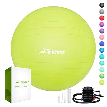 Amazon.com: Trideer - Pelota de ejercicio (17.7 – 33.5 in ...