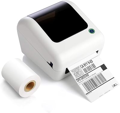 JADENS Bluetooth Thermal Label Printer 4x6 203 DPI for Shipping & Labels