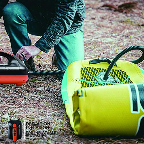 20PSI Paddle Board Pump,12V DC Intelligent Dual Stage AutoOff Function