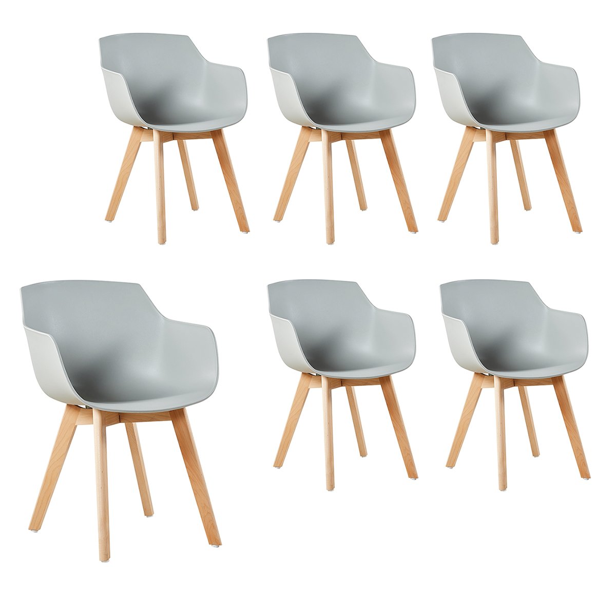 EGGREE Sillas de Cocina Nordic Moderno Sillón Comedor Escandinava con