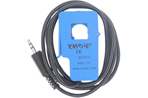 HUABAN 2PCS SCT013-050 50A 1V Non-invasive Split Core Current Transformer Sensor