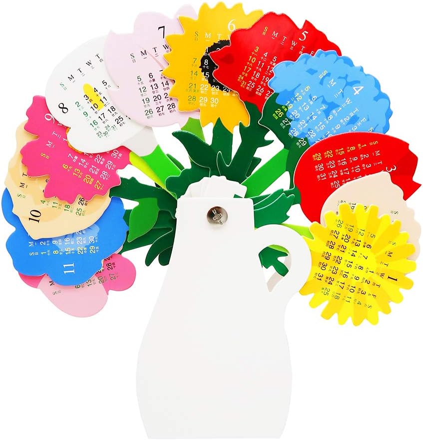 Best mini desk calendar 2019 monthly flip desktop