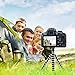 ARNIL iPhone Tripod Tripod for iPhone Portable and Adjustable Phone Tripod Stand Holder for iPhone, Cellphone, Camera with Universal Clip and Remote Shutter